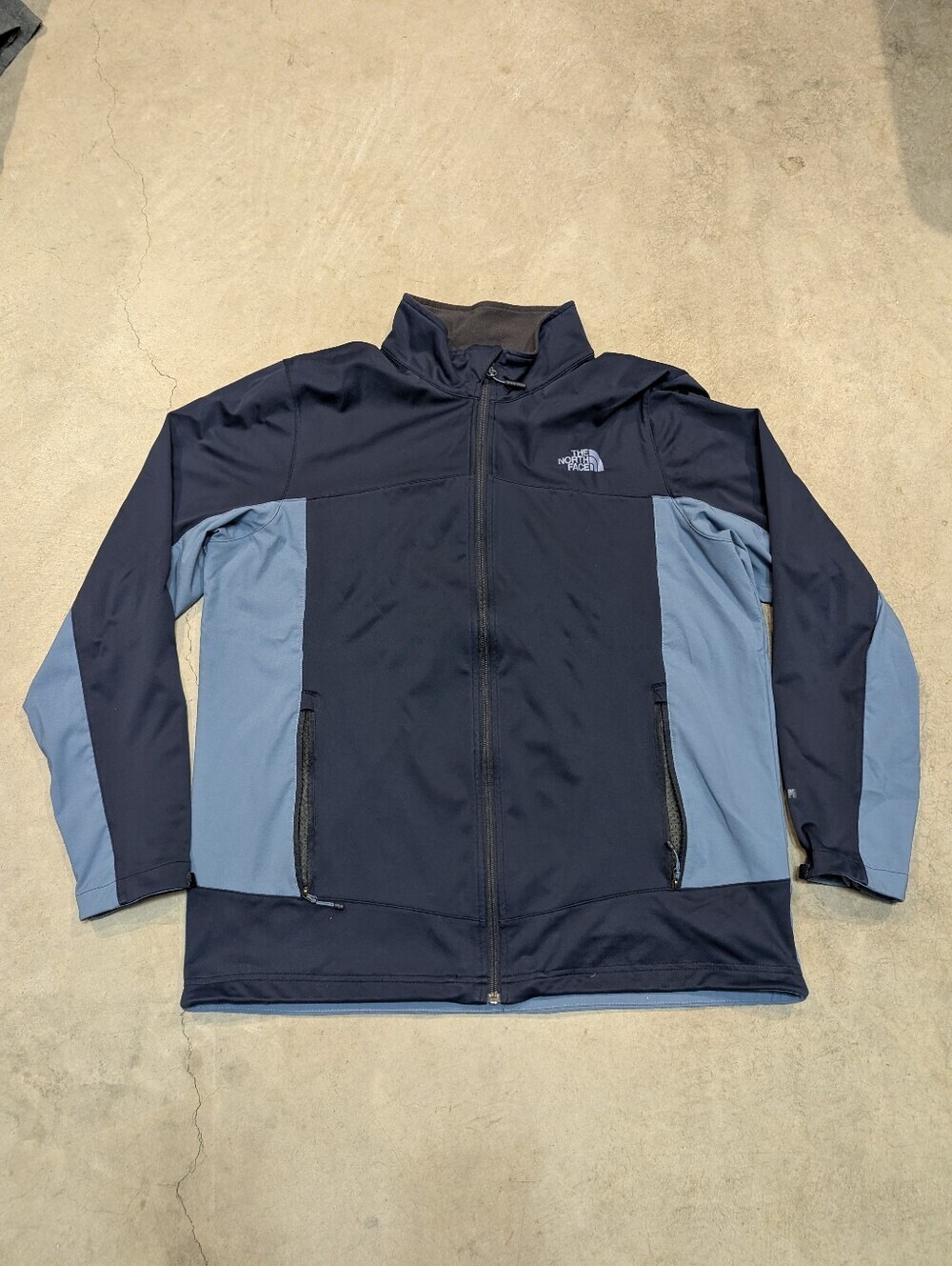The North Face Windstopper Jacket Mens XL Blue Full Zip